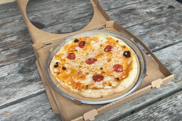 Pizza from our multiquattro pizzamachine